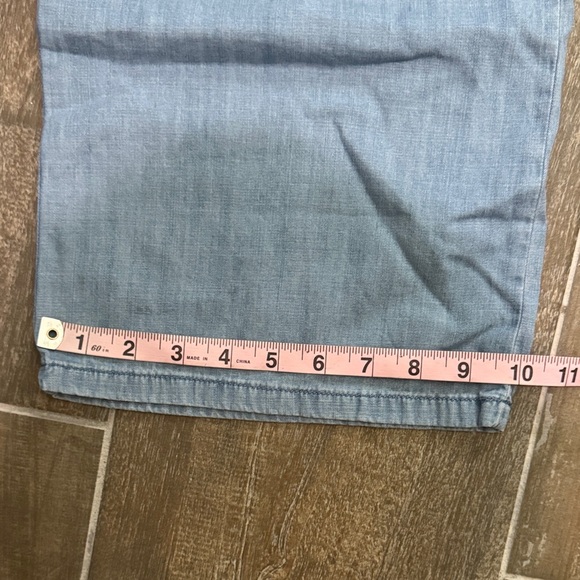 Women's Light Blue Wide Leg Cargo Pants - Picture 8 of 10